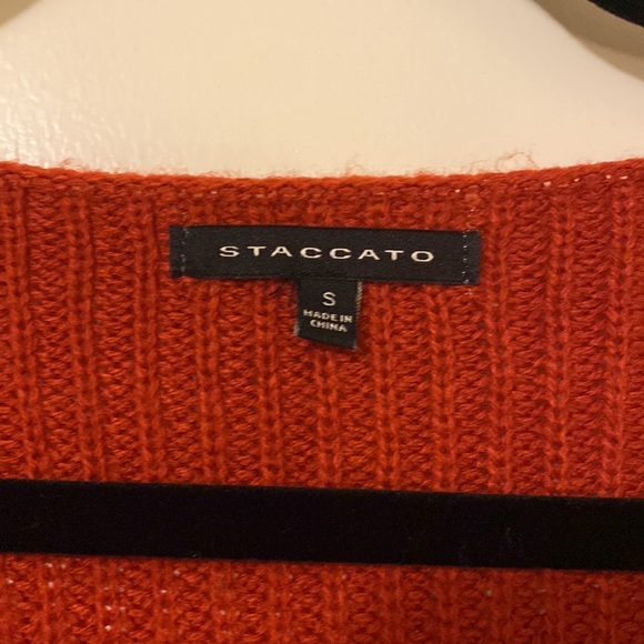 Staccato Sweater size small burnt orange - Picture 2 of 3